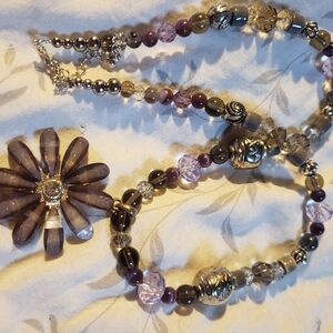 Glass necklace